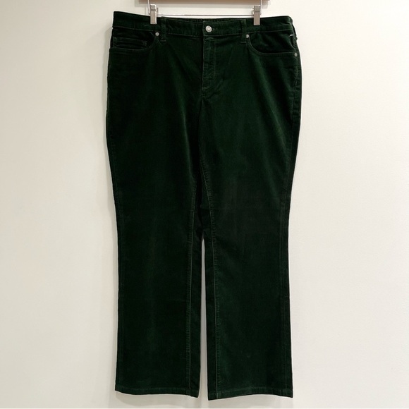 Lands’ End Mid-Rise Bootcut Corduroy Pants Plus Size 16W - Picture 2 of 13
